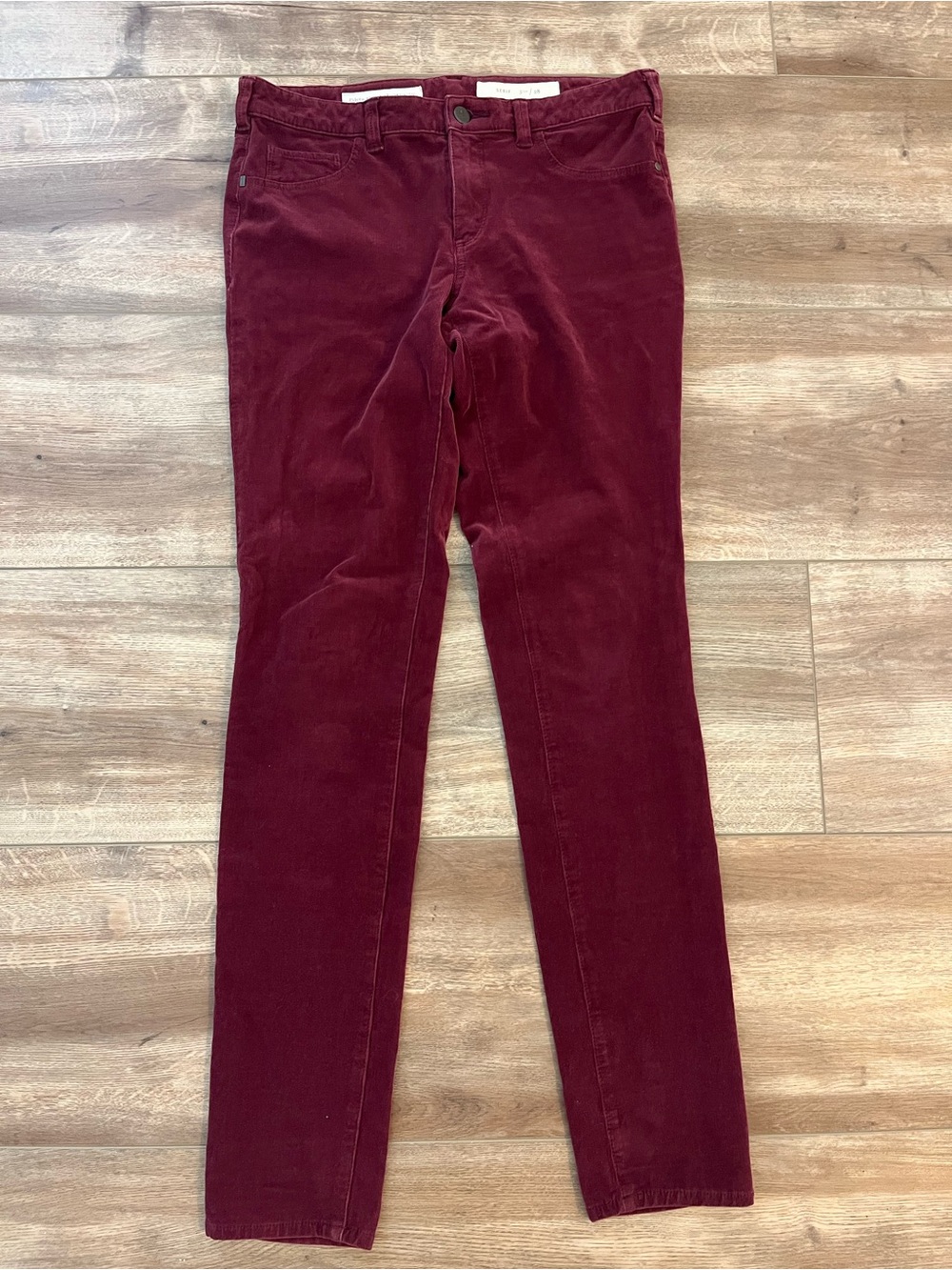 Anthropologie Pilcro Burgundy Corduroy Pants